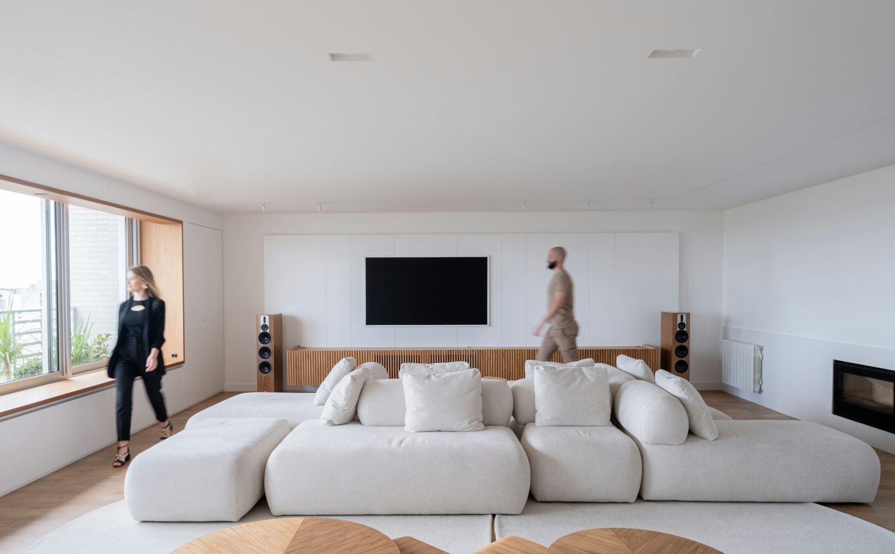 Modern residential modular living room furniture